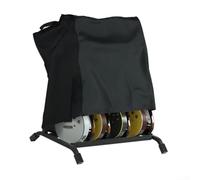 Aprilsunnyzone Housse de support de guitare en tissu Oxford étanche à la poussière et au soleil Noir 120 x 49 x 110 cm