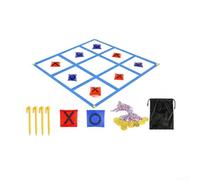 Aprilsunnyzone Jeu de lancer pour enfants âgés de 3 à 12 ans - Activité d'intégration sensorielle intérieure et extérieure soutenant le développement moteur brut et cognitif (kit2 bleu)