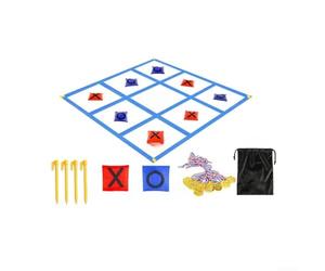 Aprilsunnyzone Jeu de lancer pour enfants âgés de 3 à 12 ans - Activité d'intégration sensorielle intérieure et extérieure soutenant le développement moteur brut et cognitif (kit2 bleu)