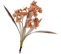 Aprilsunnyzone Jonquille artificielle avec détails floraux réalistes en relief pour mariage et utilisation à la maison, fabriquée à partir de tissu qui conserve sa forme (orange)