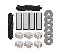 Aprilsunnyzone Kit d'accessoires pour robot aspirateur Dreame L10s Ultra pour Xiaomi X10 for Plus, comprend une brosse principale en caoutchouc ABS, des filtres HEPA, des chiffons de nettoyage, des