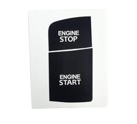 Aprilsunnyzone Kit d'autocollants pour bouton de démarrage et d'arrêt de moteur de voiture pour Q7 2006-2008, autocollant de réparation de bouton, adhérence sécurisée, visibilité améliorée