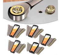 Aprilsunnyzone Kit de clés à cliquet essentielles pour propriétaires et techniciens automobiles identiques (19 pièces 6-24)