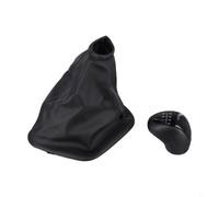 Aprilsunnyzone Kit de couvercle de levier de vitesse manuel en cuir PU pour Mercedes Sprinter W906 2006 2018 Conduite à gauche Noir Protection anti-poussière