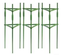 Aprilsunnyzone Kit de support pour fleurs et légumes pour parterres de jardin et jardinières surélevées, cadre en acier avec couche extérieure de protection en polymère (3 kits)