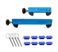 Aprilsunnyzone Kit d'outils de débosselage réglable pour réparation de carrosserie de voiture avec 14 pièces comprenant des extracteurs de bosses et des clés