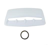Aprilsunnyzone La housse de capot pour l'installation de la grille d'aération de capot de voiture ajoute une apparence sportive et prend en charge l'esthétique de l'entrée d'air