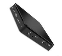 Aprilsunnyzone Lecteur DVD compact 1080p avec télécommande et sortie Full HD pour divertissement intérieur et extérieur