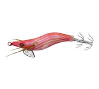 Aprilsunnyzone Leurre de pêche phosphorescent en bois pour crevettes et calamars 1.5# avec perles lestées et texture réaliste pour l'attraction des prédateurs (A)
