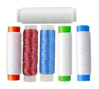 Aprilsunnyzone Ligne de pêche élastique de 0,2 mm 250 m pour une utilisation avec des appâts vivants ou souples pour minimiser le délogement des appâts et améliorer l'efficacité de l'hameçon (6 pièces