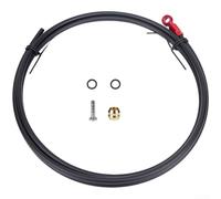 Aprilsunnyzone LMFCS Kit de frein à disque hydraulique compatible avec SLX, XT et XTR Bikes 2 m (A-Rouge)