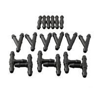 Aprilsunnyzone Lot de 18 raccords de tuyau de lave-glace avec raccords de type TYI pour une connexion fiable du tuyau de liquide de lave-glace au tuyau ou au tuyau à la pompe