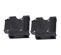 Aprilsunnyzone Lot de 2 cintres pour garde-boue de bateau avec bouton poussoir à connexion rapide pour un ajustement rapide et une gestion fiable de la ligne d'aile pour les garde-corps et les taquets