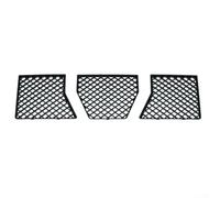 Aprilsunnyzone Lot de 3 grilles de protection en maille pour pare-chocs avant de voiture pour BMW G87 M2 2023-2025, plastique ABS, résistant à l'usure, installation facile (noir brillant)