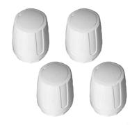 Aprilsunnyzone Lot de 4 bouchons de valve de radiateur, interrupteur à volant pour chauffage au sol, filetage M30 x 1,5 - Commutateur automatique de valve de contrôle de la température (long)