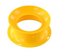 Aprilsunnyzone Moulinet manuel pour les amateurs de pêche utilisant des méthodes de ligne manuelle ou de ligne de lancer, cadre en polypropylène robuste avec récupération de ligne constante (19 cm)