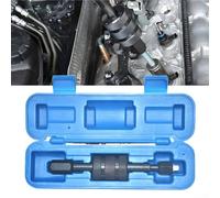 Aprilsunnyzone Outil de démontage d'injecteur diesel avec pour M8, pour M12, pour adaptateurs filetés M14 pour l'entretien des injecteurs à rampe commune, mécanisme de marteau coulissant pour une