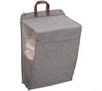 Aprilsunnyzone Panier de rangement à linge pliable avec couvercle suspendu pour un accès facile au nettoyage - Large ouverture supérieure pour un chargement et une vidange rapides (A)