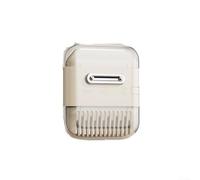 Aprilsunnyzone Peigne à cheveux réglable 6 en 1 pour le toilettage avec plusieurs réglages pour soutenir la coupe de cheveux et les besoins de coupe de cheveux n'importe où (blanc)