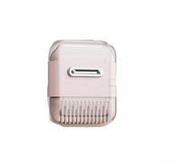 Aprilsunnyzone Peigne à cheveux réglable 6 en 1 pour le toilettage avec plusieurs réglages pour soutenir la coupe de cheveux et les besoins de coupe de cheveux n'importe où (rose)