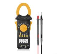 Aprilsunnyzone Pince multimètre numérique à portée automatique avec True RMS et maintien des données pour test électrique du courant AC DC jusqu'à 600 A et de la tension jusqu'à 600 V avec grande