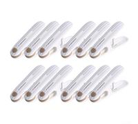 Aprilsunnyzone Pinces à vêtements légères mais solides fabriquées à partir de plastique et de matériaux TPR pour une utilisation durable dans n'importe quel environnement de séchage (blanc cassé)