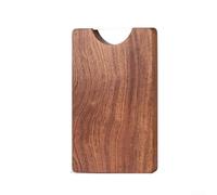 Aprilsunnyzone Planche à découper en bois d'ébène avec fonction équilibrée des deux côtés et support intégré pour une meilleure circulation de l'air (S)