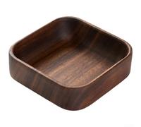 Aprilsunnyzone Plateau à fruits minimaliste en bois de noyer avec configuration empilable pour un rangement simplifié et une transition fluide de la préparation à la table (B)