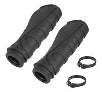 Aprilsunnyzone Poignées de guidon de 22 mm pour scooters et vélos électriques avec absorption des chocs intégrée et installation à base d'anneau de verrouillage