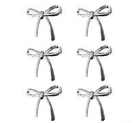 Aprilsunnyzone Porte-serviettes élégant avec dessus en métal en forme de nœud pour gérer les serviettes en tissu lors des repas formels et des célébrations spéciales avec grâce