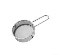 Aprilsunnyzone Pour mini passoire en acier inoxydable 304 avec poignée pour tamiser la farine et filtrer les ingrédients secs dans la préparation de la cuisine