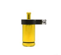 Aprilsunnyzone Réservoir de frein hydraulique en alliage d'aluminium pour motos, scooters, VTT avec ingénierie de précision pour le confinement et le débit du liquide de frein (doré)