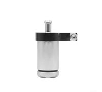 Aprilsunnyzone Réservoir de frein hydraulique en alliage d'aluminium pour motos, scooters, VTT avec ingénierie de précision pour contenir et débit de liquide de frein (argenté)