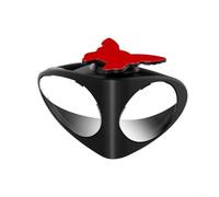 Aprilsunnyzone Rétroviseur d'angle mort de voiture avec capacité de rotation à 360 degrés et lentille convexe HD grand angle pour une meilleure surveillance latérale et (gauche)