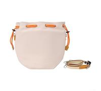 Aprilsunnyzone Sac de rangement léger en cuir pour DJI Mini Series avec matériau résistant aux éclaboussures et intérieur réglable pour une organisation sûre des drones et des batteries, Voir image