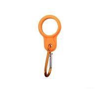 Aprilsunnyzone Sangle extensible en silicone avec clip en plastique de qualité industrielle pour attacher des bouteilles d'eau à des sacs à dos, des ceintures ou des boucles d'équipement dans les