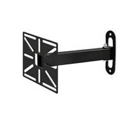 Aprilsunnyzone Support de caméra dôme réglable en forme de L pour installation murale avec ajustement sécurisé pour systèmes de surveillance CCTV (20 bras simples) Noir