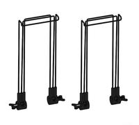 Aprilsunnyzone Support de panneau solaire robuste avec support réglable à 360 degrés pour une performance fiable en exposition au soleil (noir)