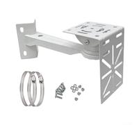 Aprilsunnyzone Support mural pour caméra de surveillance de sécurité avec anneau flexible pour s'adapter à différentes tailles et formes de poteaux (A)