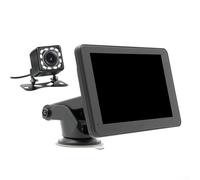 Aprilsunnyzone Système de navigation MP5 HD 7" sans fil compatible radio B-T 5.0 avec kit de montage