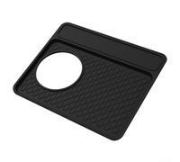 Aprilsunnyzone Tapis en silicone expresso compatible avec Breville 870 880 avec design antidérapant pour sécuriser et éviter les dommages (noir)