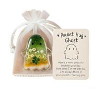 Aprilsunnyzone Teckel de poche portable en peluche pour soutien émotionnel avec charmant motif de plage de saumure, compagnon animal apaisant pour un confort quotidien et un calme (tarte à la citée)