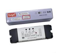 Aprilsunnyzone Télécommande d'ouverture de porte de garage compatible avec la plupart des modèles et prend en charge les commandes vocales (AC 85-250 V)