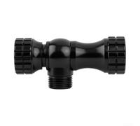 Aprilsunnyzone Valve de gonflage de vélo à contrôle rapide compatible avec les valves M & F Tête en alliage d'aluminium Design léger pour réparation de pneus de cyclisme