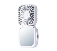 Aprilsunnyzone Ventilateur de voiture portable avec contrôle du vent à trois vitesses, fonctionnement silencieux, col suspendu pour une utilisation pratique pour améliorer la circulation de l'air et