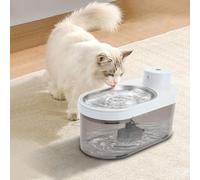 Apriltop 5W Distributeur d'eau pour Animaux, avec Une Capacité de 4 litres, Fontaine à Eau pour Chat, Distance de Détection 1,5 m, pour La Cuisine, La Chambre à Coucher, Le Balcon