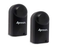 APRIMATIC ER48 - Paire de cellules photoélectriques universelles - infrarouge - DC 12-24 V - Extérieur - Application murale - Compatible avec tout système d'automatisation portail - Noir