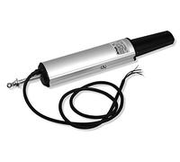 APRIMATIC ST450n - Actionneur Lineaire 12v - Moteur Electrique - Fin de Course 300mm - Pour Fenêtres à Lamelles, Fenêtres en Saillie, Lanterneaux - Argenté