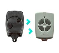 APRIMATIC TX4E compatible avec APRIMATIC TX2M - Télécommande de garage grise - Nouveau modèle