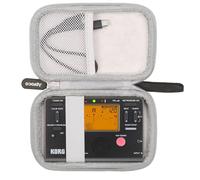Aproca Black Hard Storage Travel Case, for Korg TM70 Tuner (TM70TBK) / Korg TM60BK / WEGROWER Tuner Metronome and Accessories